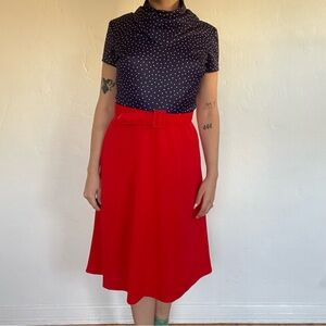 Vintage 70s dress with matching track jacket